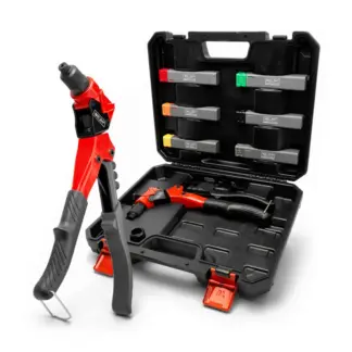 Professional 360? Swivel Head Nut & Riveter Set, 2.4-mm-4.8; M3-M6 mm