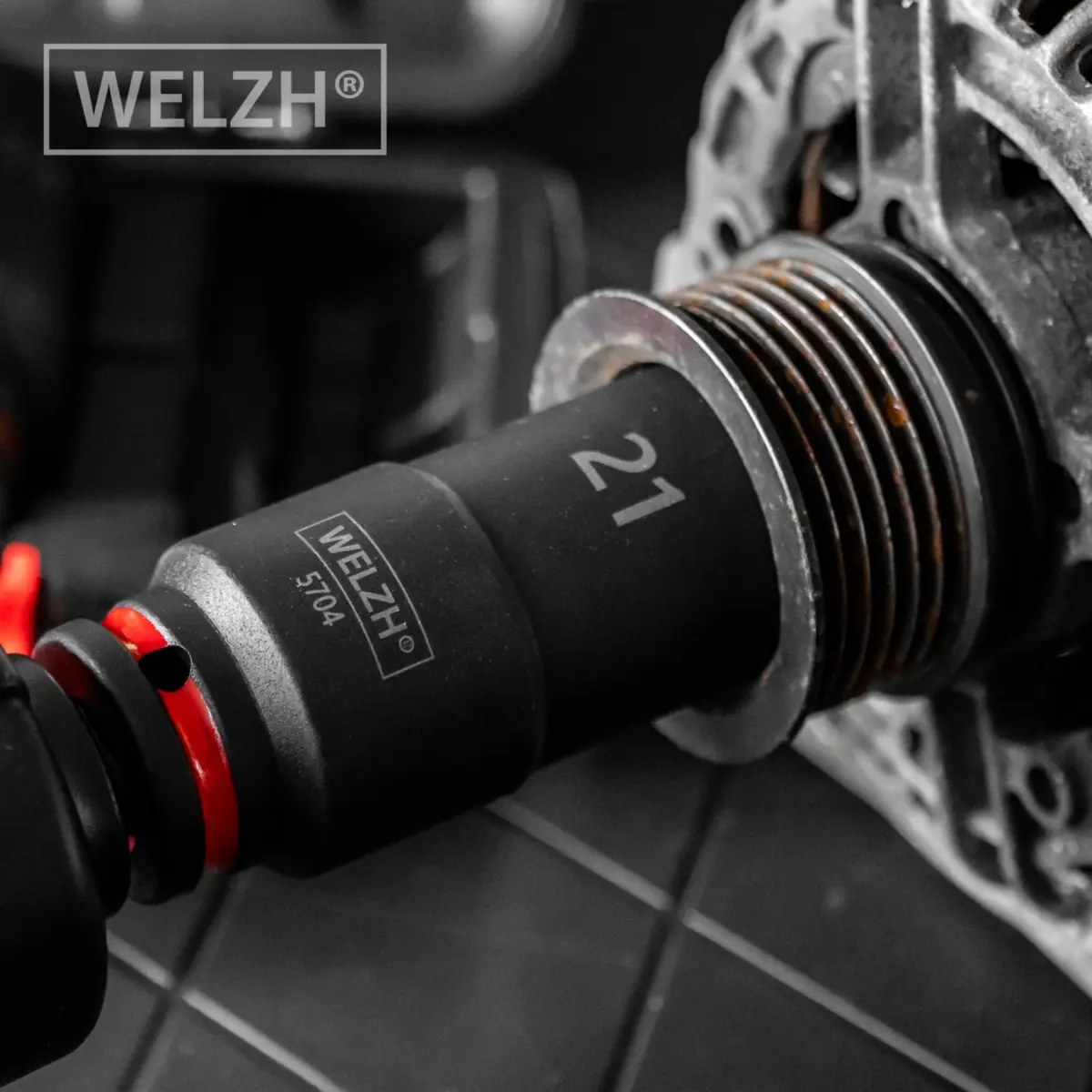 3-Piece Weighted Deep Impact Socket Set; 17-mm, 19-mm & 21-mm - Image 4