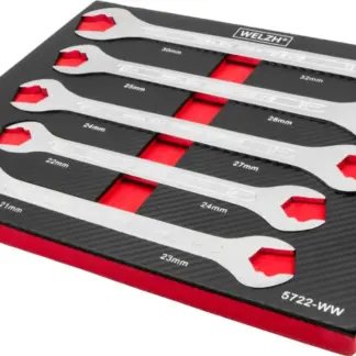 Super Ultra Thin 5-Piece''LOK-TYP'' Spanner Set 21-32-mm