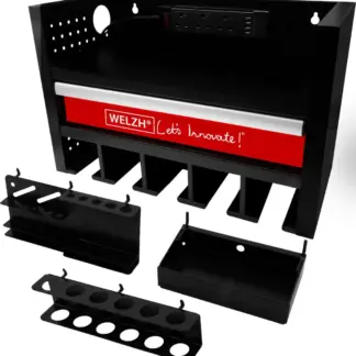 Battery Tool Storage Rack With Draw and UK Power Point