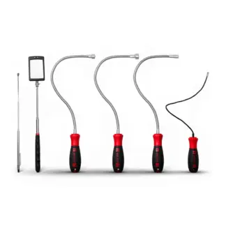 6-Piece Flexible & Telescopic Magnetic Holder & Mirror Set