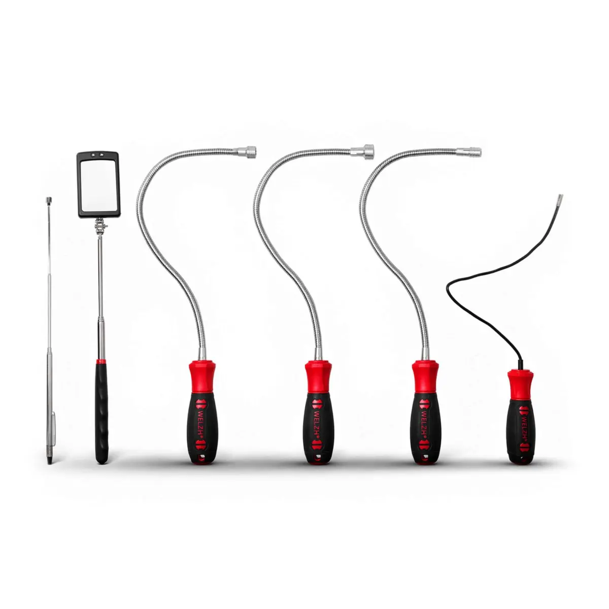 6-Piece Flexible & Telescopic Magnetic Holder & Mirror Set