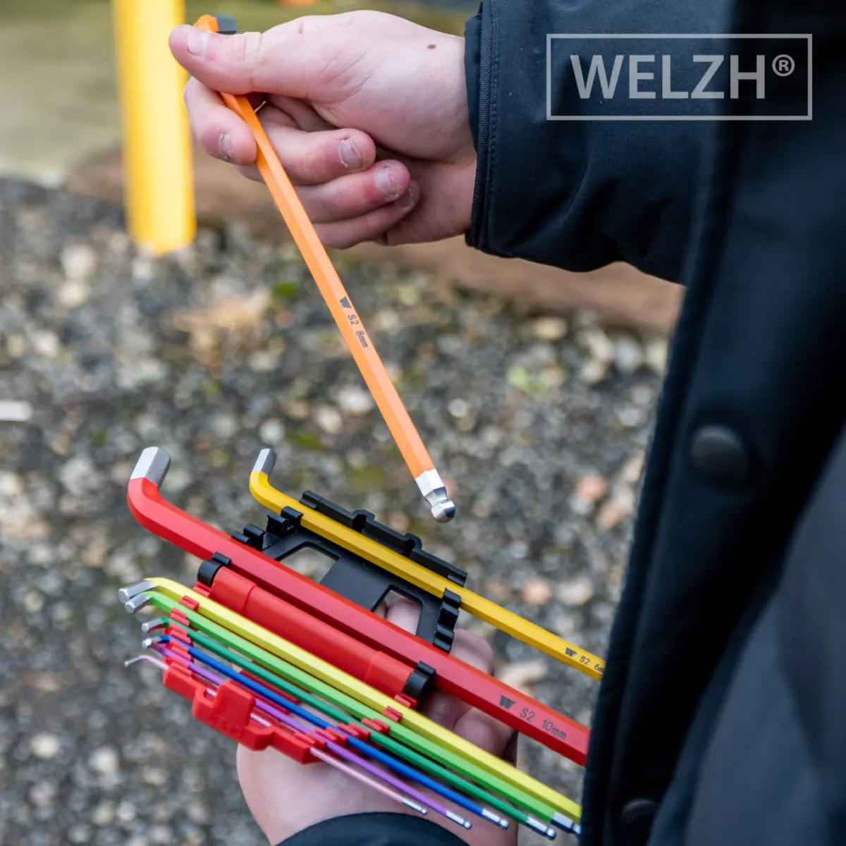 9-Piece Extra Long Angled Stubby Head Hex Keys - Image 6