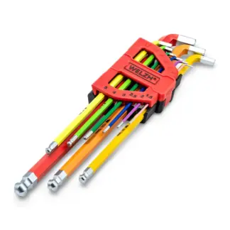 9-Piece Extra Long Angled Stubby Head Hex Keys