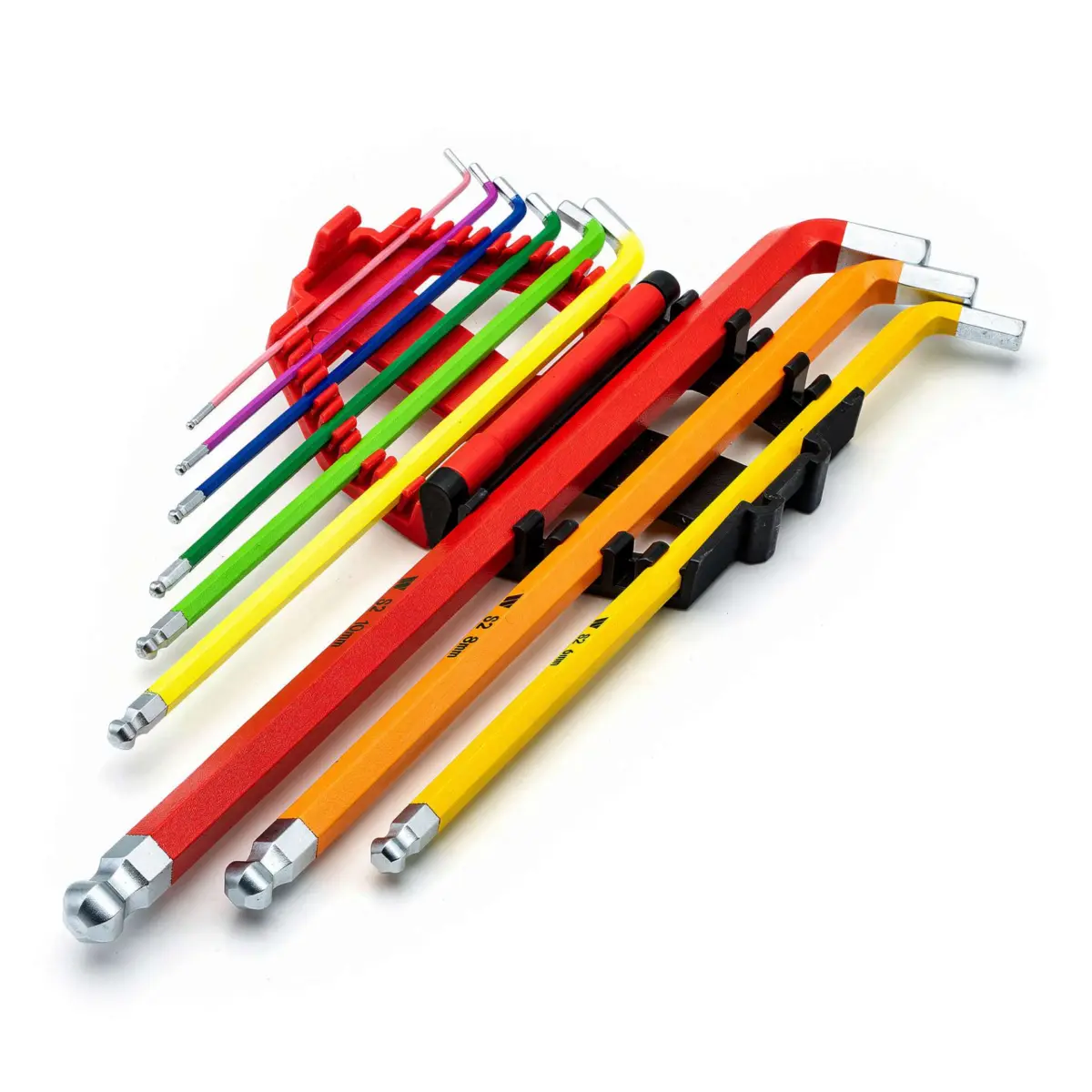 9-Piece Extra Long Angled Stubby Head Hex Keys - Image 2