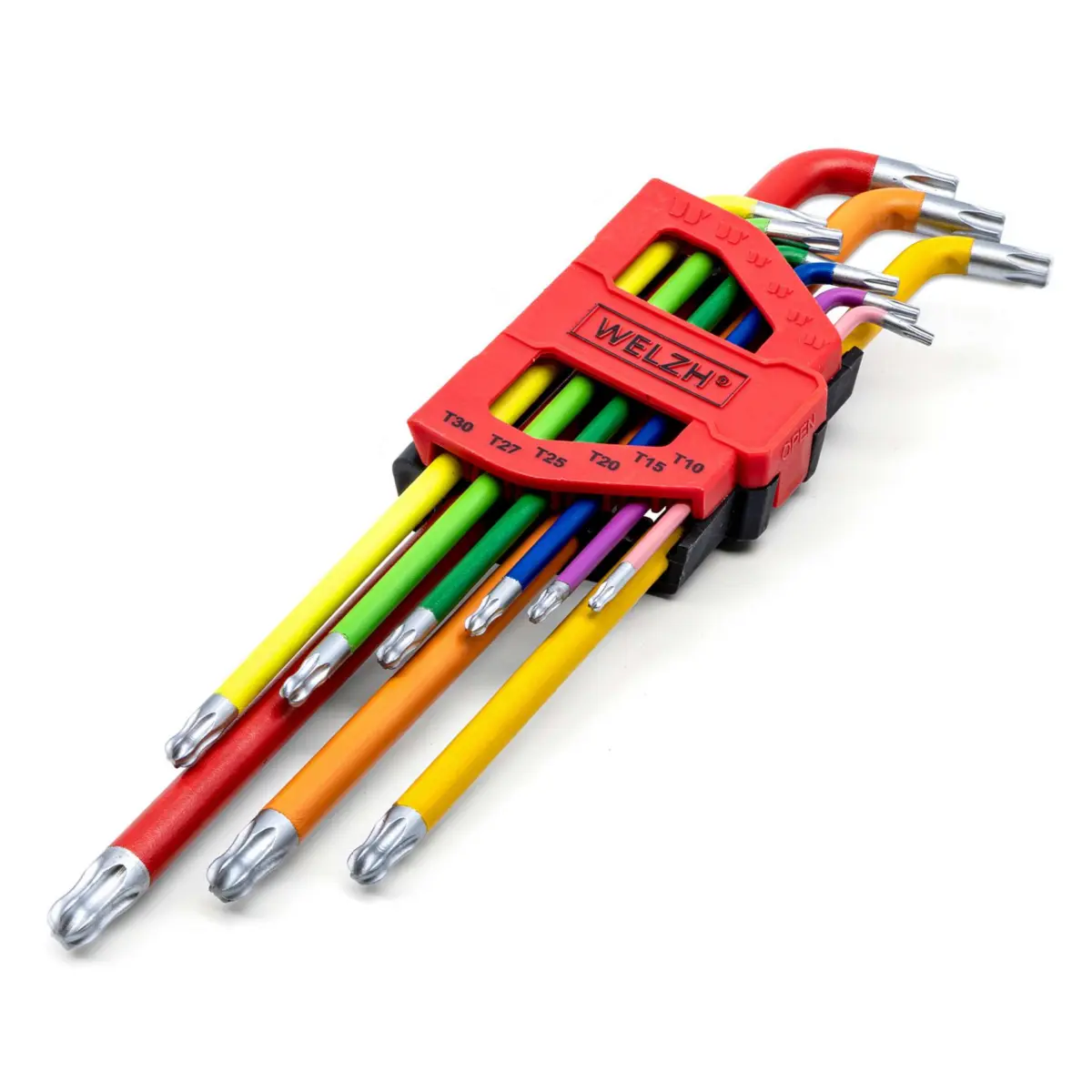 9-Piece Extra Long Angled Stubby Head Torx Keys