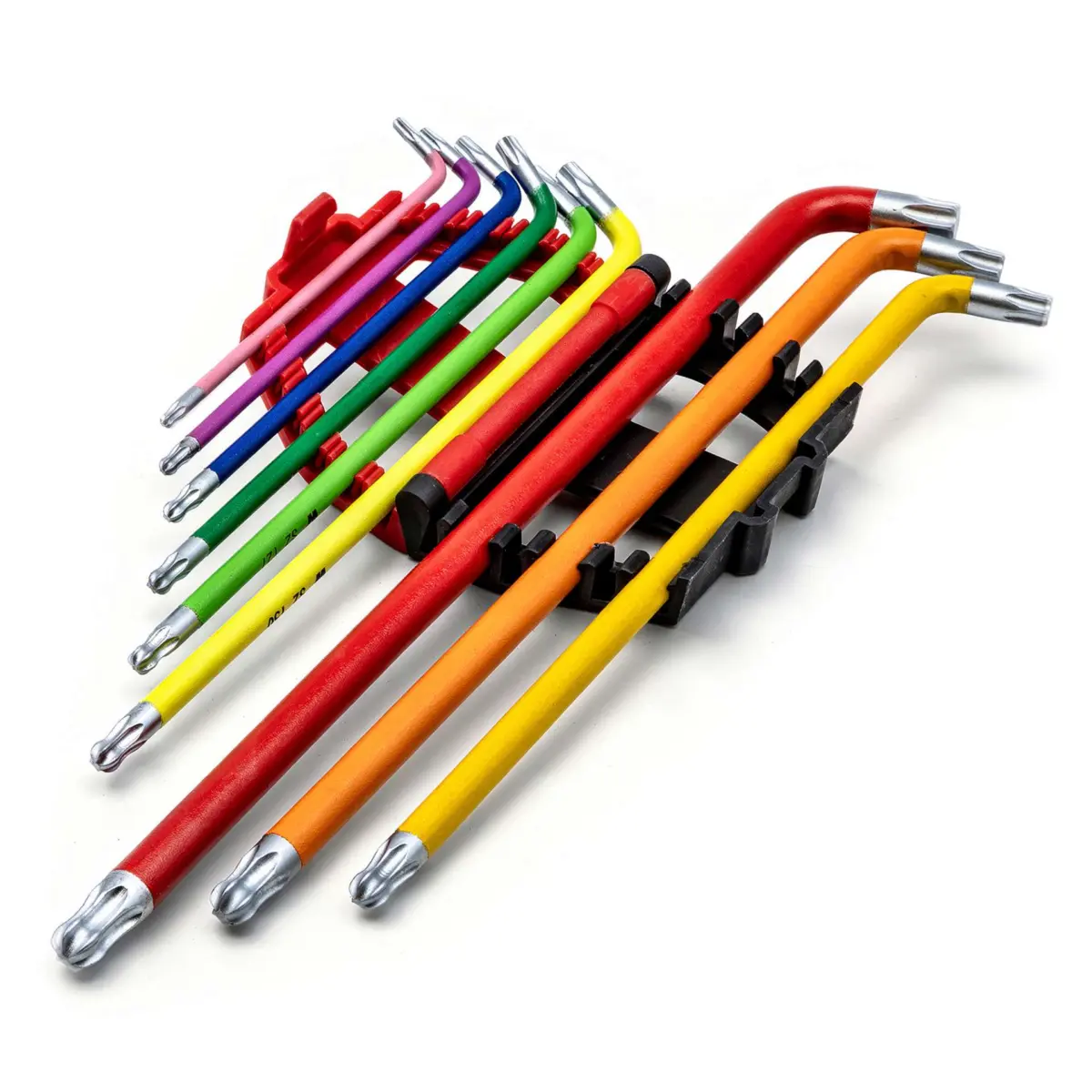 9-Piece Extra Long Angled Stubby Head Torx Keys - Image 2