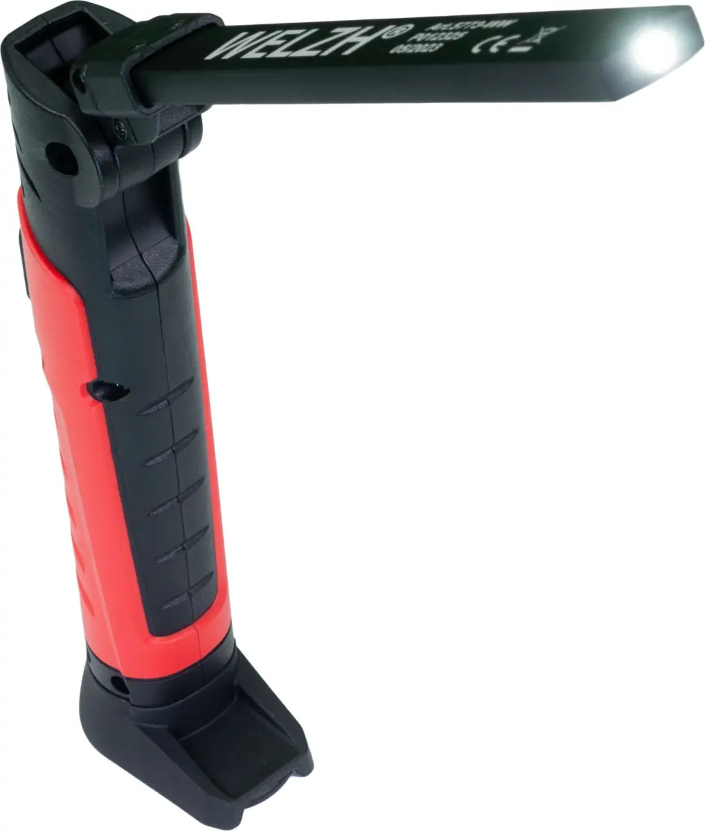 Slim Line Multi-Adjustable Rechargeable Inspection Work Light (RED) - Image 3
