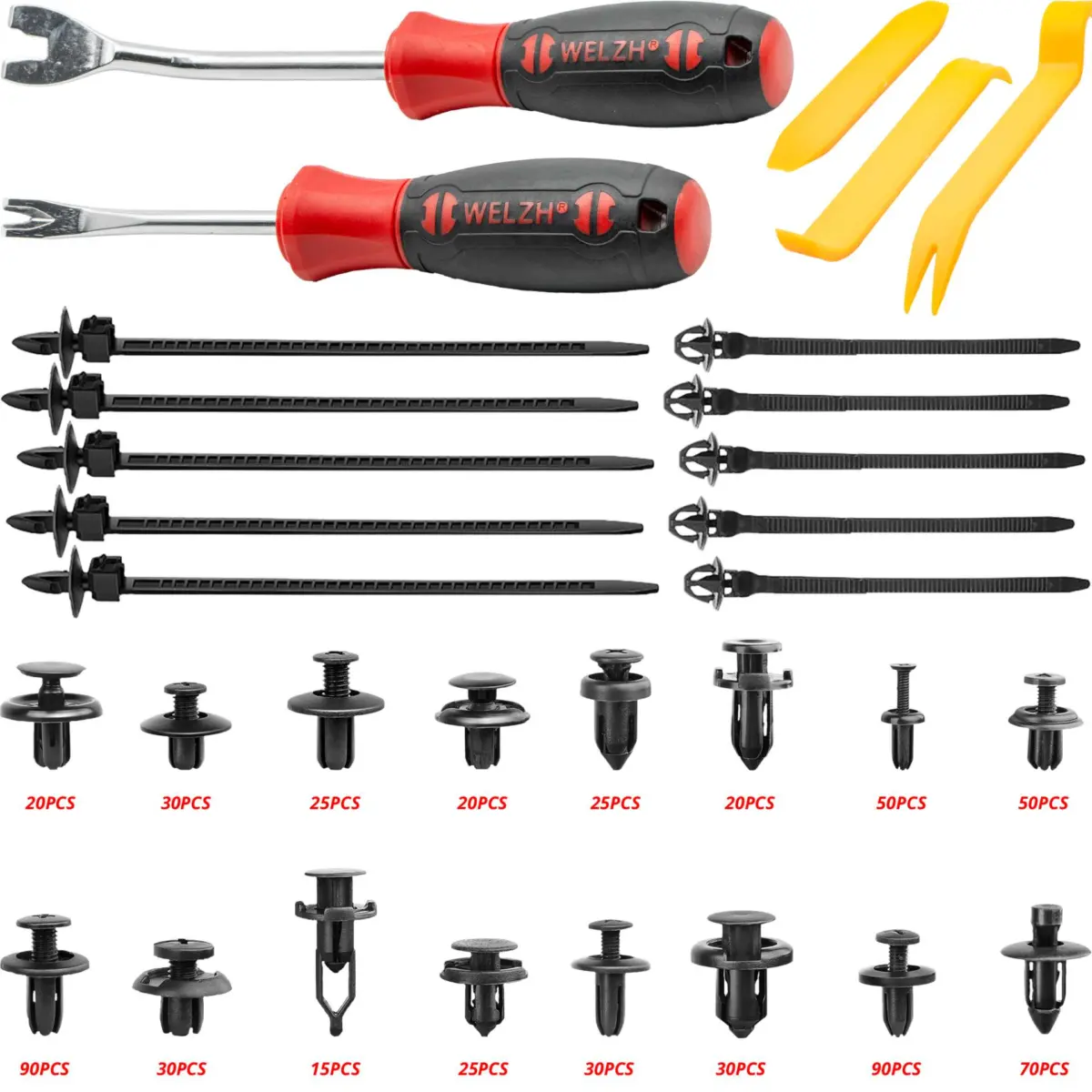 Trim Clip Assortment; 635-Pieces - Image 2