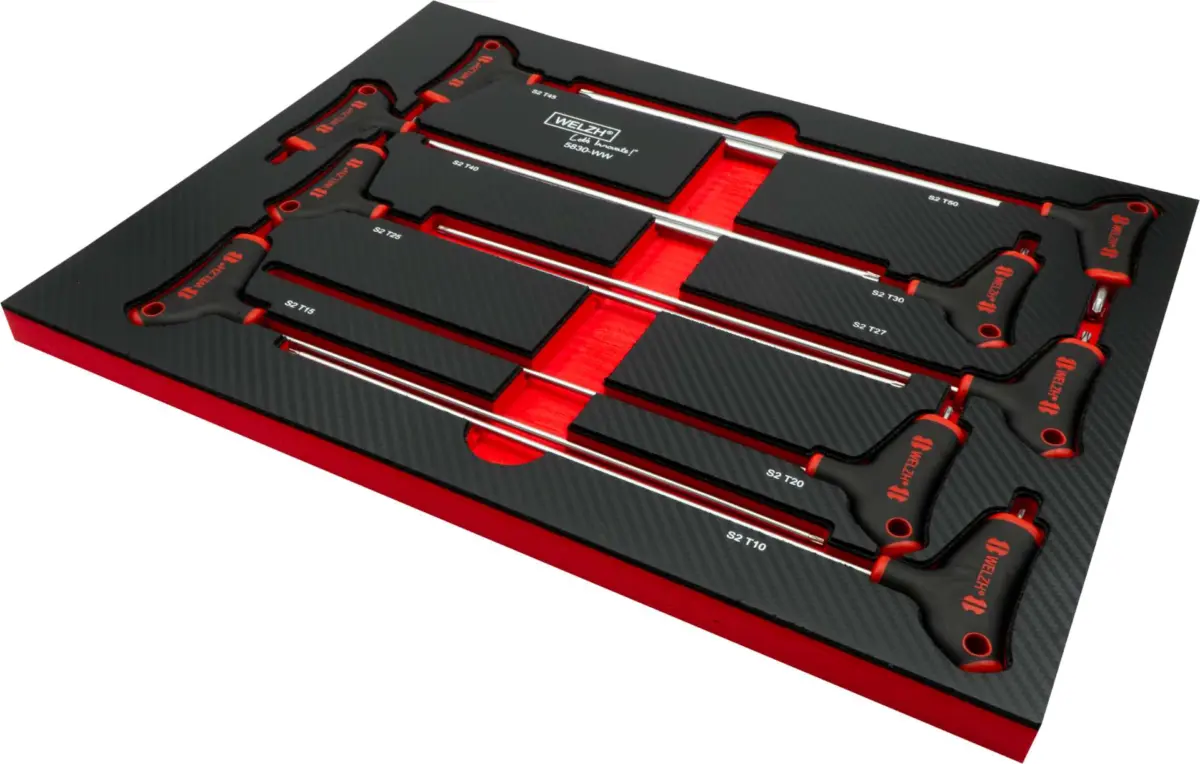 9-Piece Extra Long T-Handle Torx Key Set