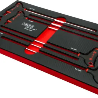 6-Piece Extra Long T-Handle Hex Key Set; H3-H10 mm