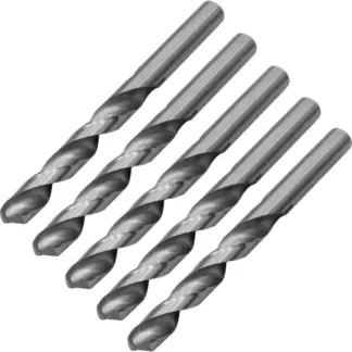 Drill Bit Set; HSS Fully Ground,9.5-mm 5-Pieces