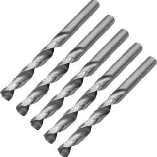 Drill Bit Set; HSS Fully Ground,8-mm 5-Pieces