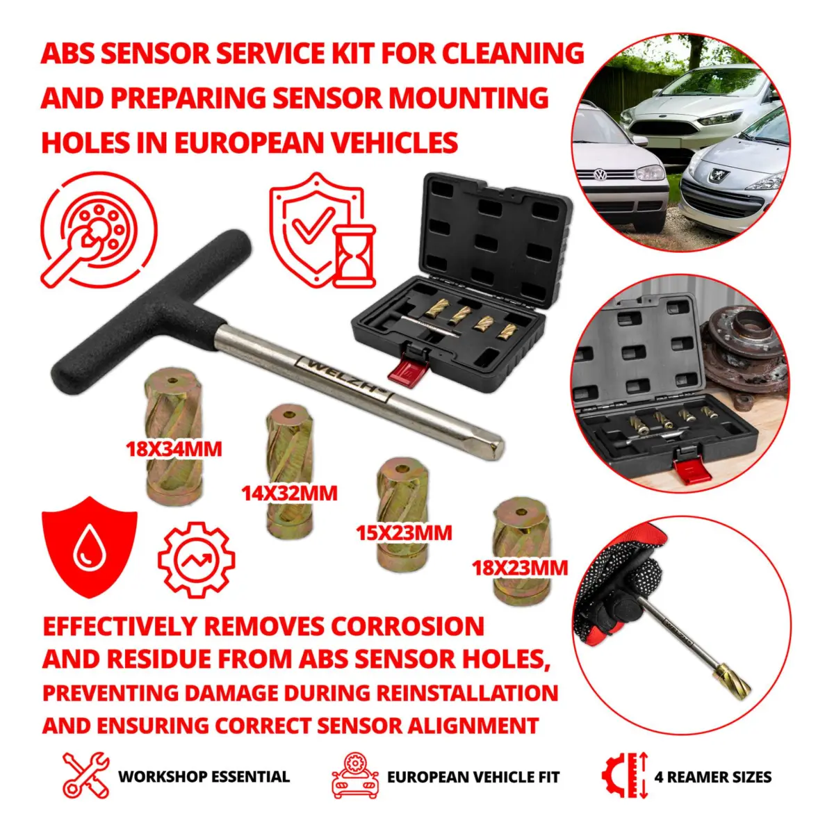 ABS Sensor Service Kit 5-Piece - Image 3