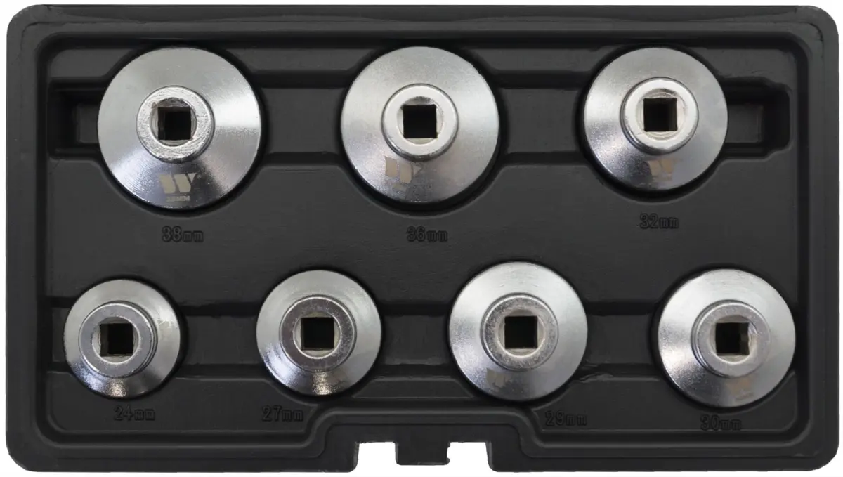 7-Piece Low Profile Oil Filter Wrench Set