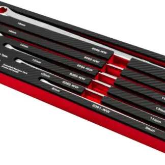 6-Piece Spanner Set; Lok-Typ(?) Aviation Type, Double Ring, 8-19 mm