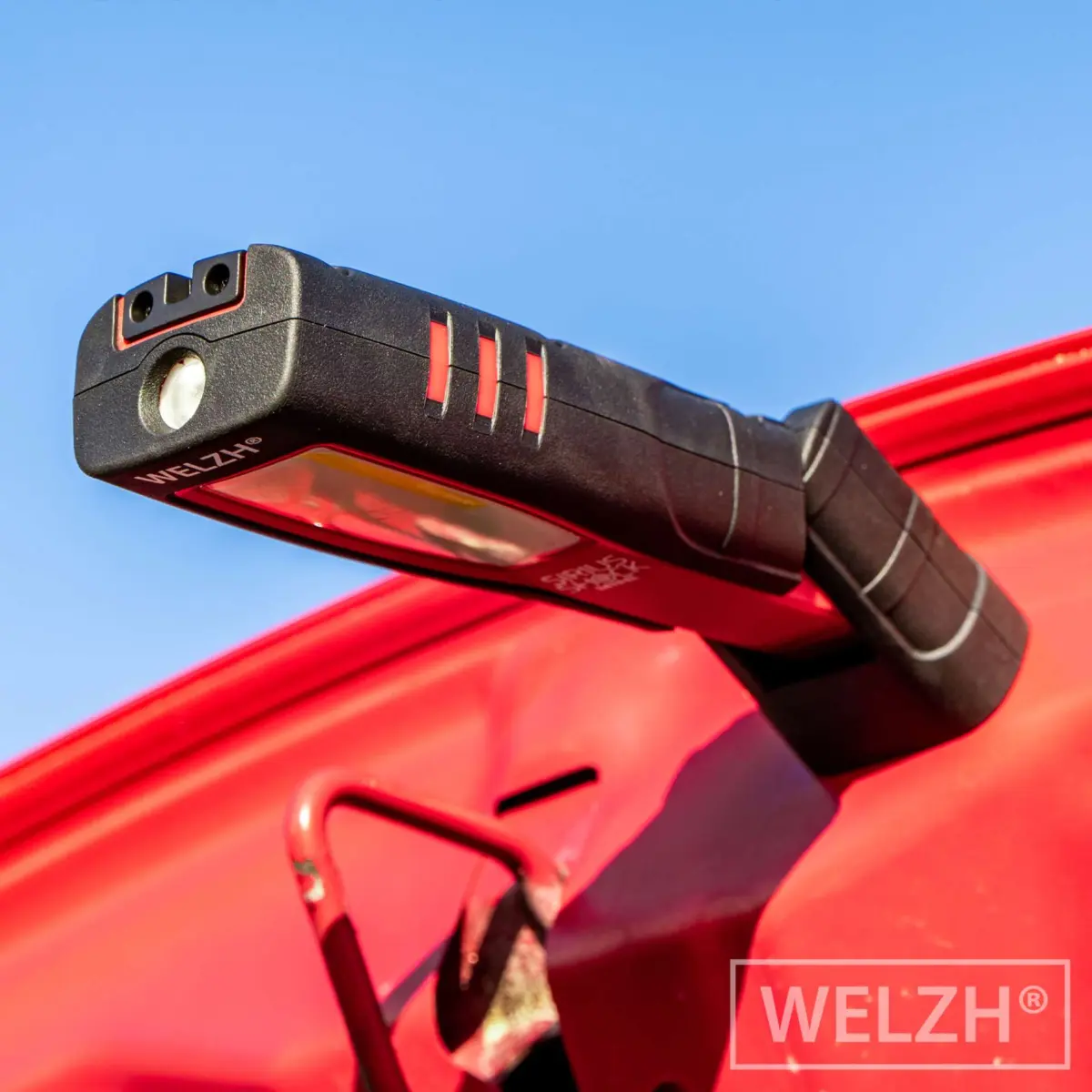 Rechargeable Inspection Cob Lamp; Mini-Sirius Range (Red) - Image 6