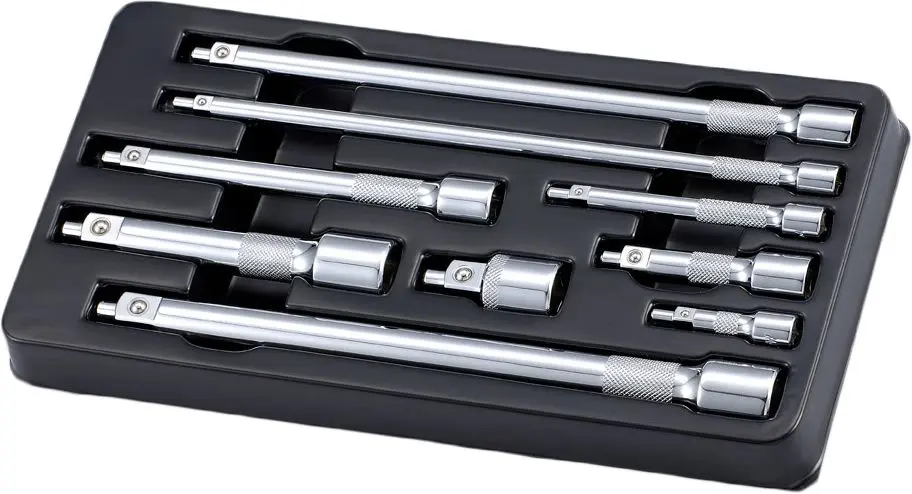 Extension Bar Set 9-Piece 1/4 , 3/8 & 1/2 Drive Magnetic Version