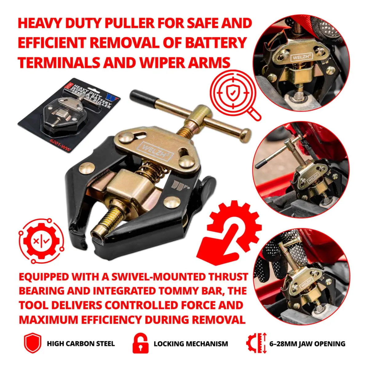 Heavy Duty Wiper & Battery Terminal Puller - Image 2