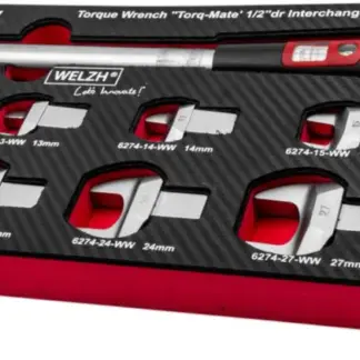 Torque Wrench ''Torq-Mate' 1/2''dr Interchangeable Head 11-Piece Set