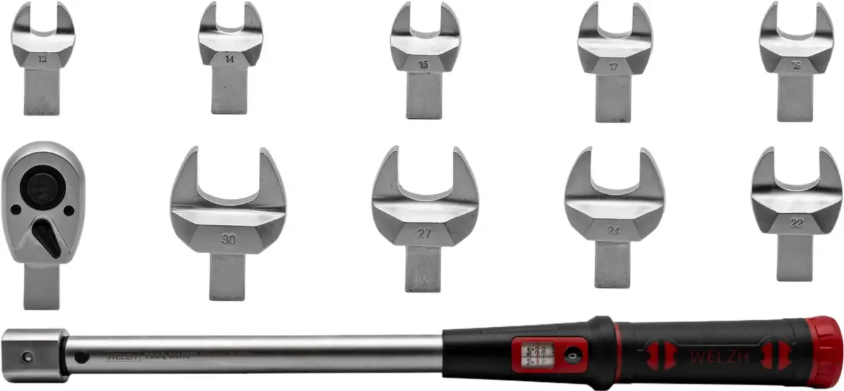 Torque Wrench ''Torq-Mate' 1/2''dr Interchangeable Head 11-Piece Set - Image 2