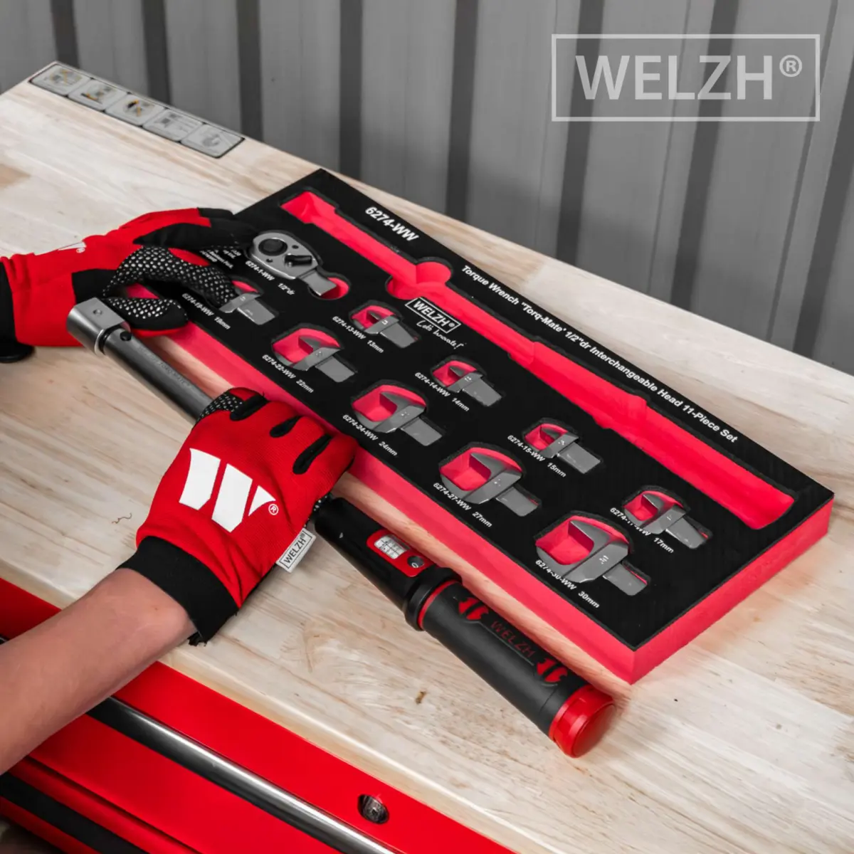 Torque Wrench ''Torq-Mate' 1/2''dr Interchangeable Head 11-Piece Set - Image 10