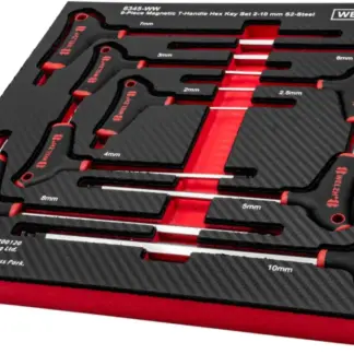 9-Piece T-Handle Hex Key Set 2-10 mm S2-Steel