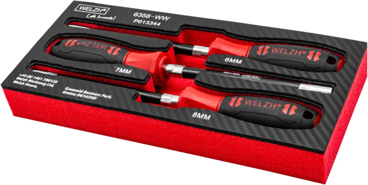 Screw-Mate?;3-Piece Flexible Nut Driver Set 6-mm,7-mm, 8-mm - Image 2