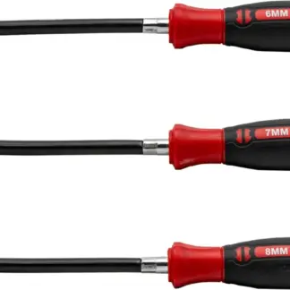 Screw-Mate?;3-Piece Flexible Nut Driver Set 6-mm,7-mm, 8-mm