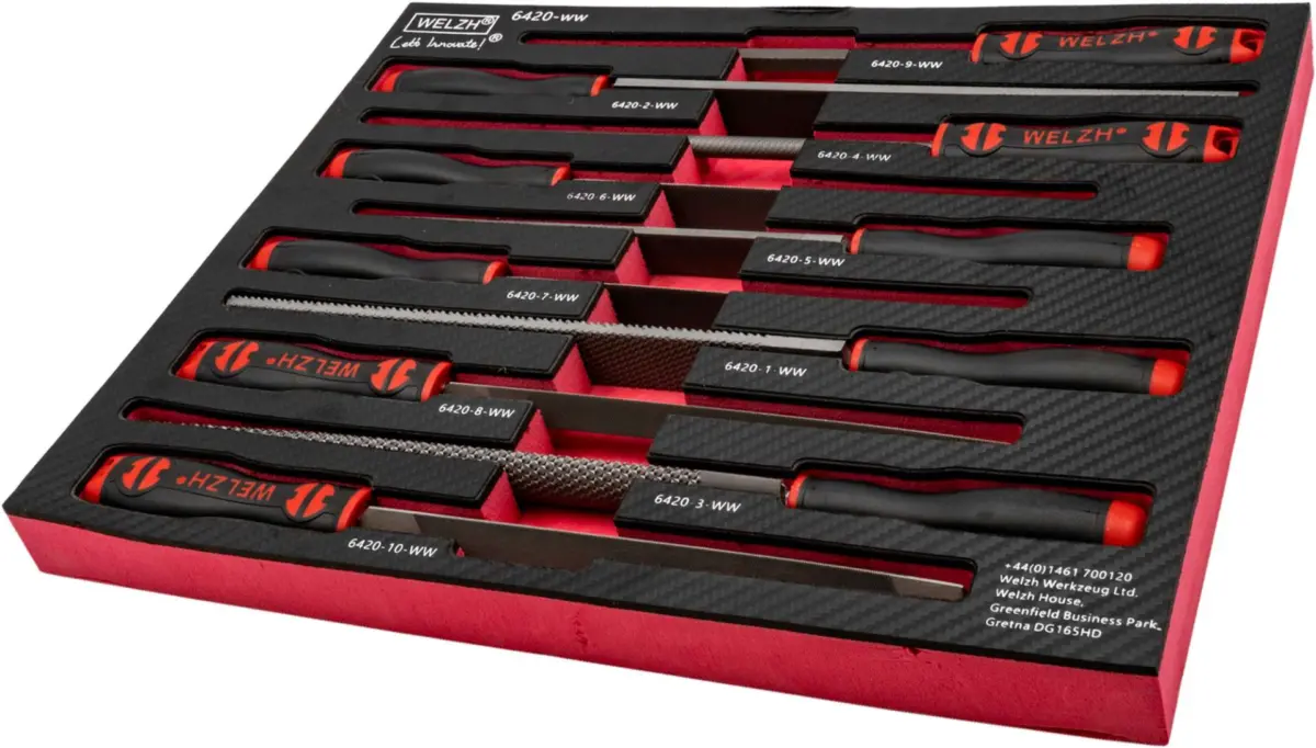 10-Piece Industrial Mechanic File Set