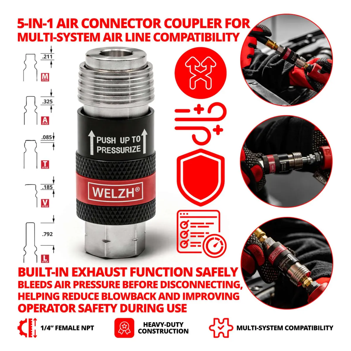 Air-Connector; 5 In 1 - Image 2