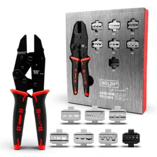 Automotive Ratchet Crimping Tool Set with 7-Jaws
