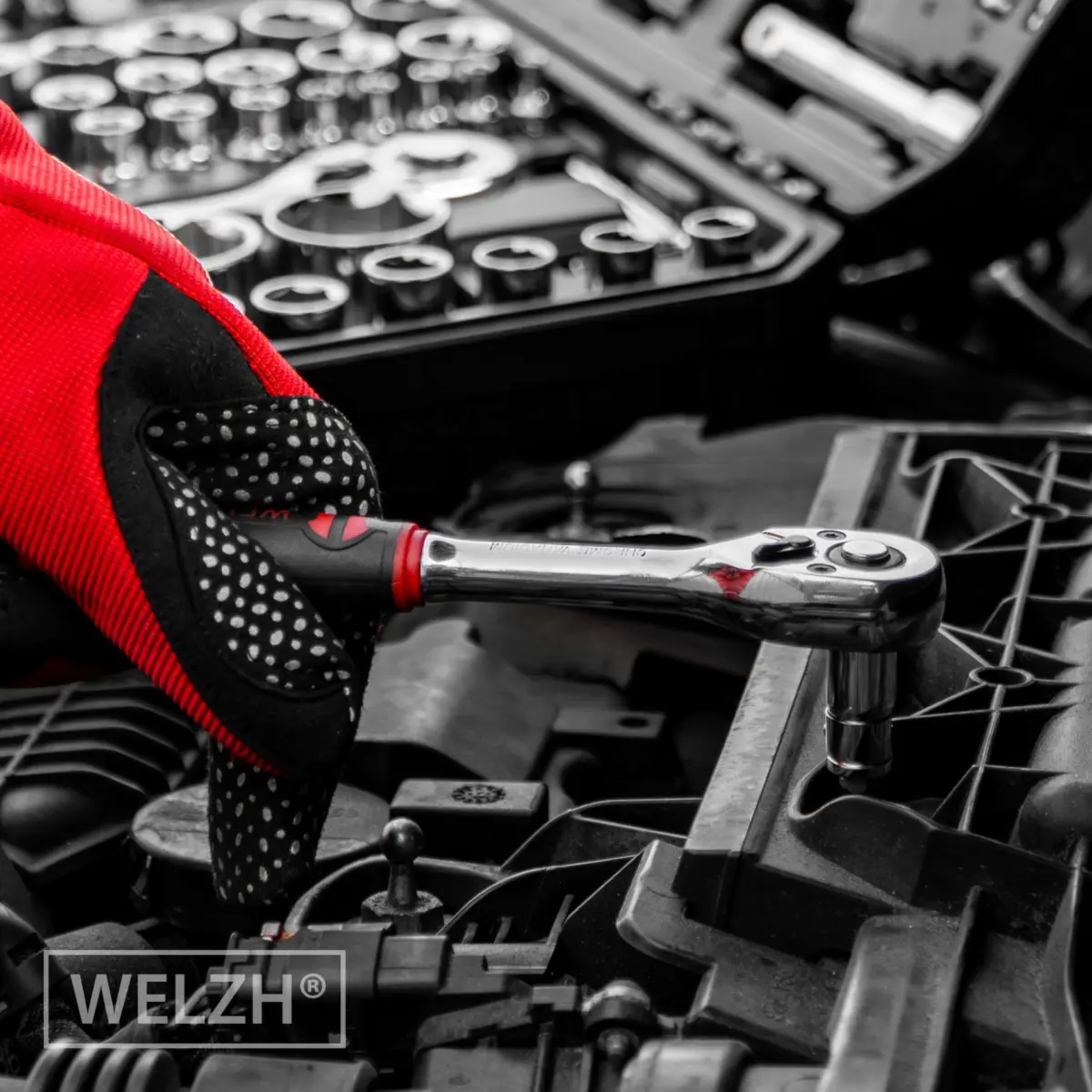 Master Socket Tool Set 200-Piece; 1/4'', 3/8'', 1/2'' - Image 9