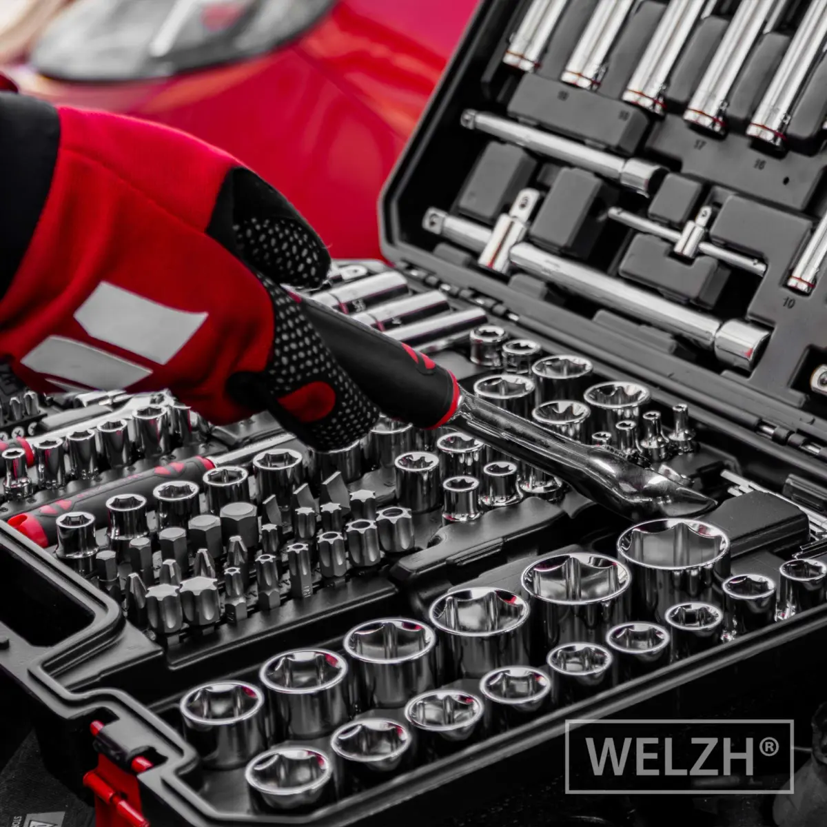 Master Socket Tool Set 200-Piece; 1/4'', 3/8'', 1/2'' - Image 10
