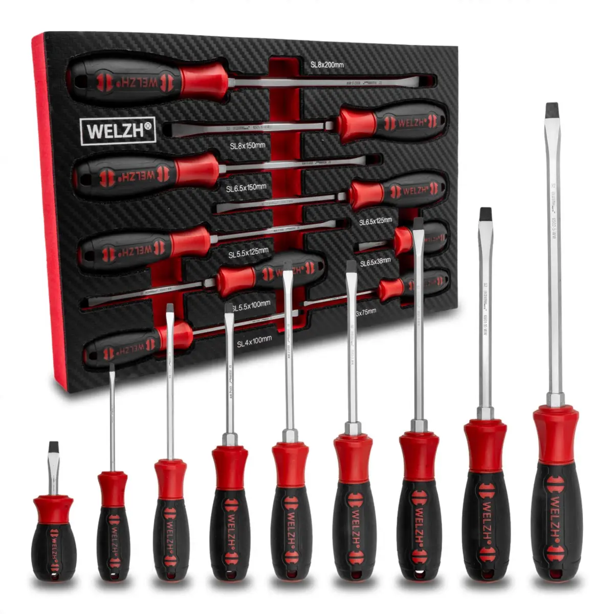 Screw-Mate?; 9-Piece Professional Screwdriver Set SL