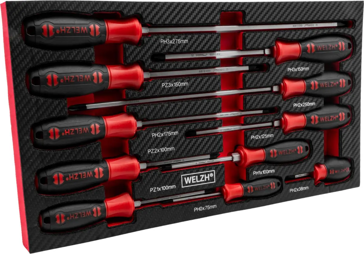 Screw-Mate?; 11-Piece Professional Screwdriver Set PH - Image 2