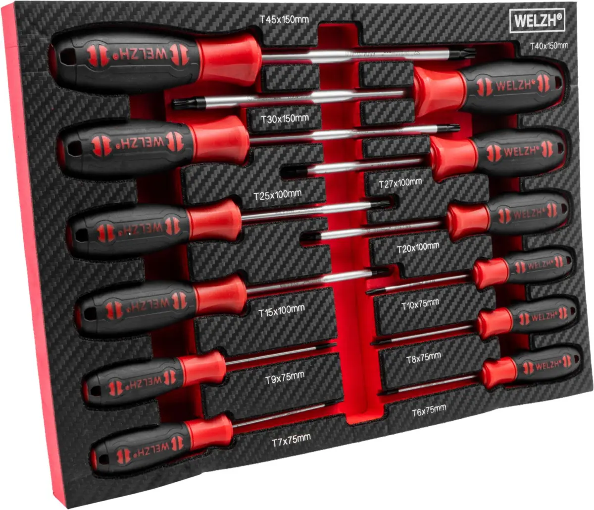 Screw-Mate?; 12-Piece Professional Torx Screwdriver Set - Image 2