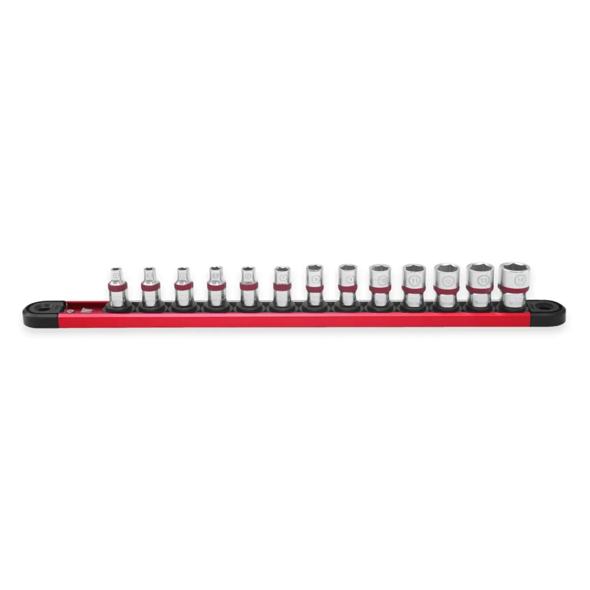 13-Piece 1/4? 6-PT Shallow Socket Set 4-14mm
