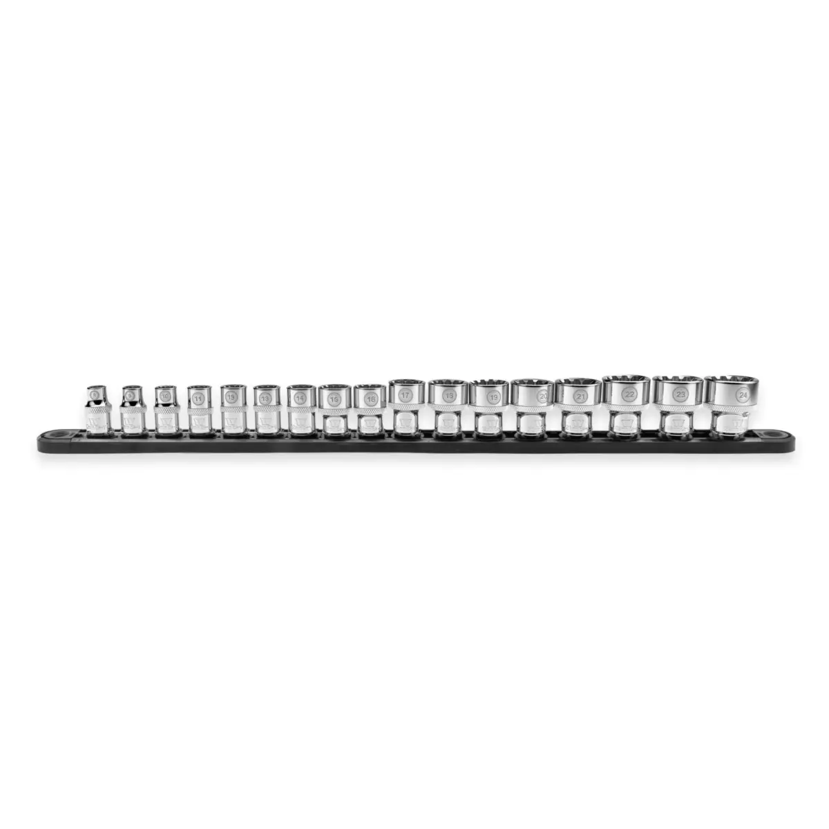 17-Piece 3/8" Multi-Lok Shallow Socket Set 8-24mm