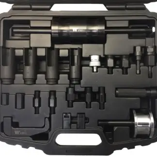 Injector Removal Kit with Slide Hammer and Adapters; 24-Piece