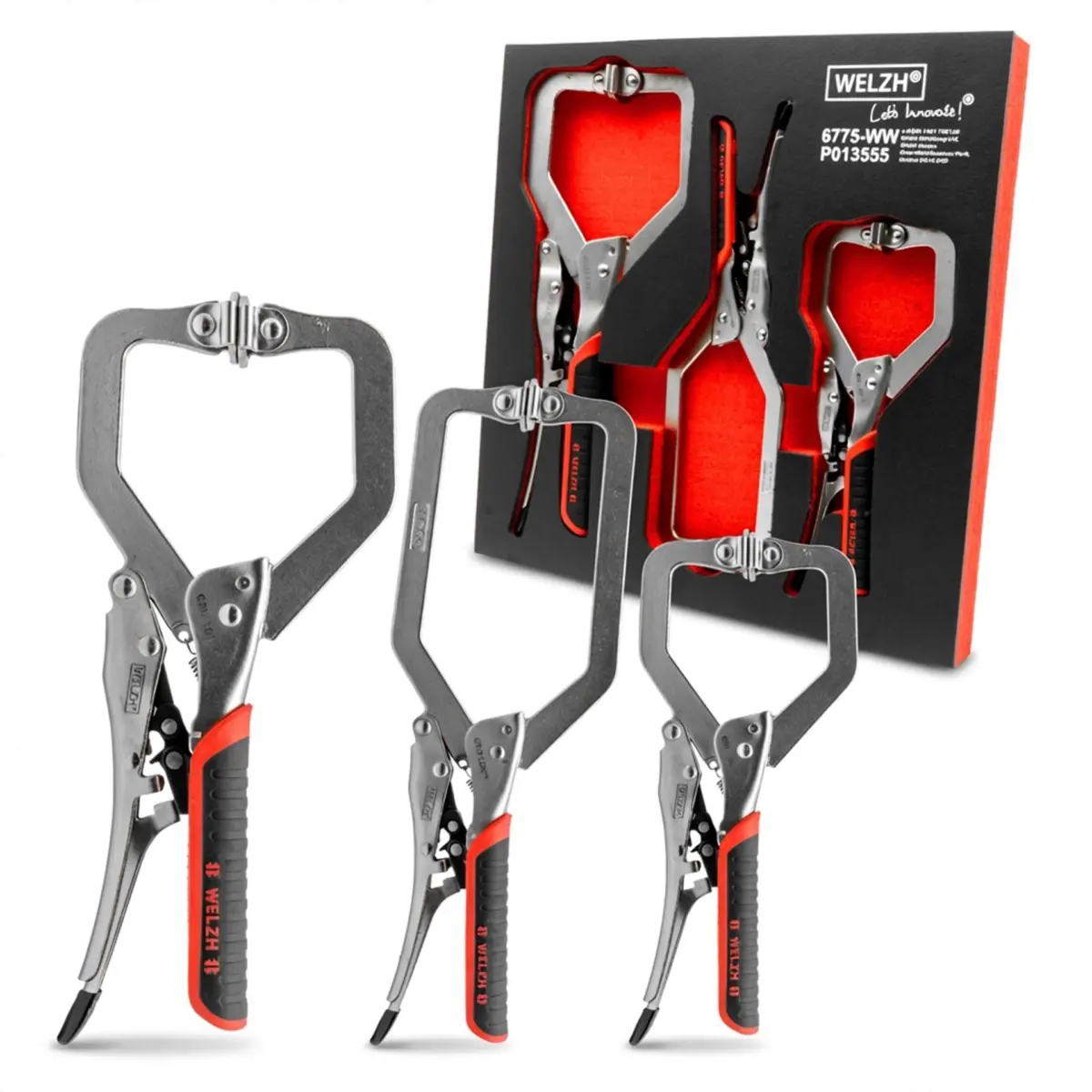 3-Piece Automatic Grip-Lok? C-Clamp Locking Plier Set