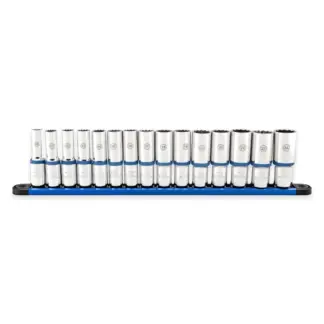 15-Piece 1/2'' 12-Point Deep Socket Set