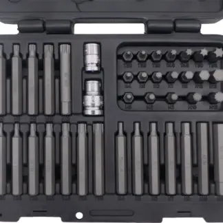 Bit Set; 1/2'' and 3/8''; Hex, Torx and Spline; S2 Steel Range