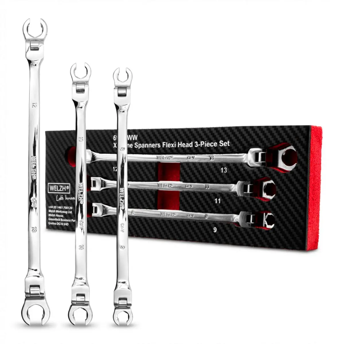 XL Line Spanners Flexi Head 3-Piece Set