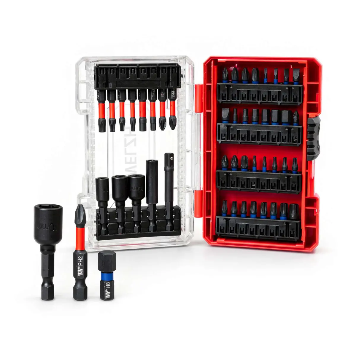 Impact Bit Assortment, 45-Piece 1/4" hex
