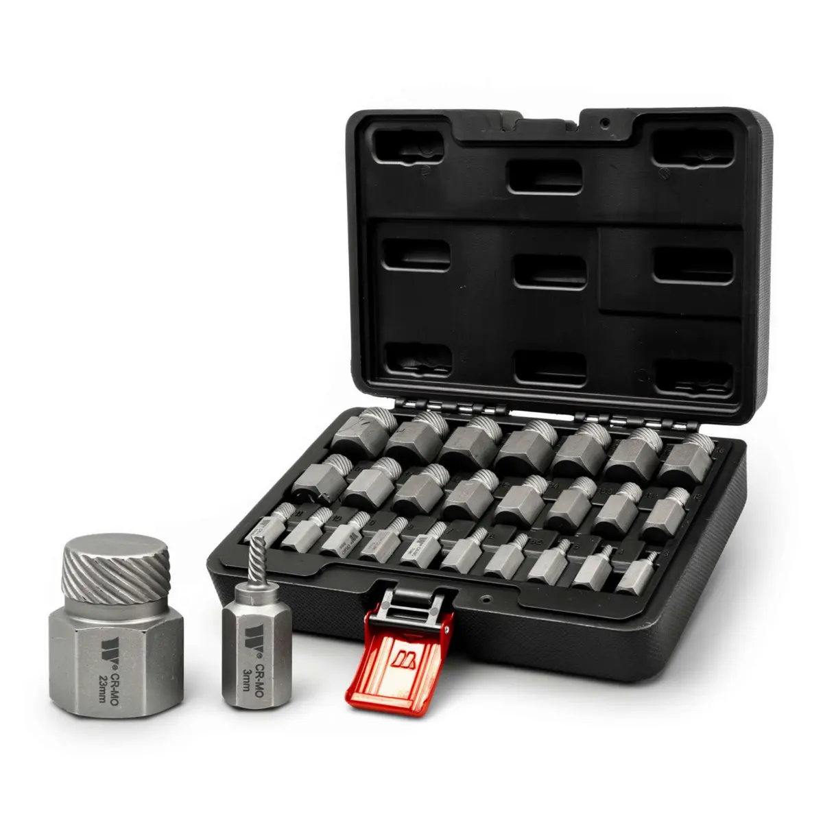 25-Piece Multi-Spline Extractor Set for Screws