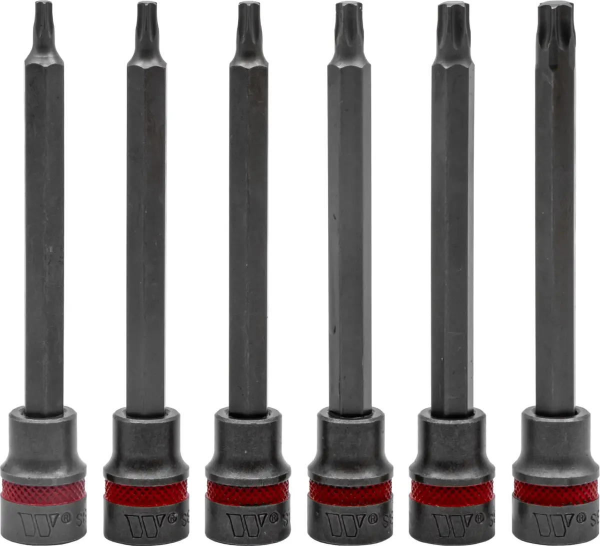 Bit Socket Set; 3/8dr Extra Long Torx Set 110mm T20-T45 - Image 2