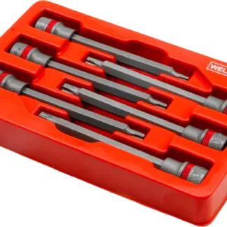 Bit Socket Set; 3/8dr Extra Long Torx Set 110mm T20-T45