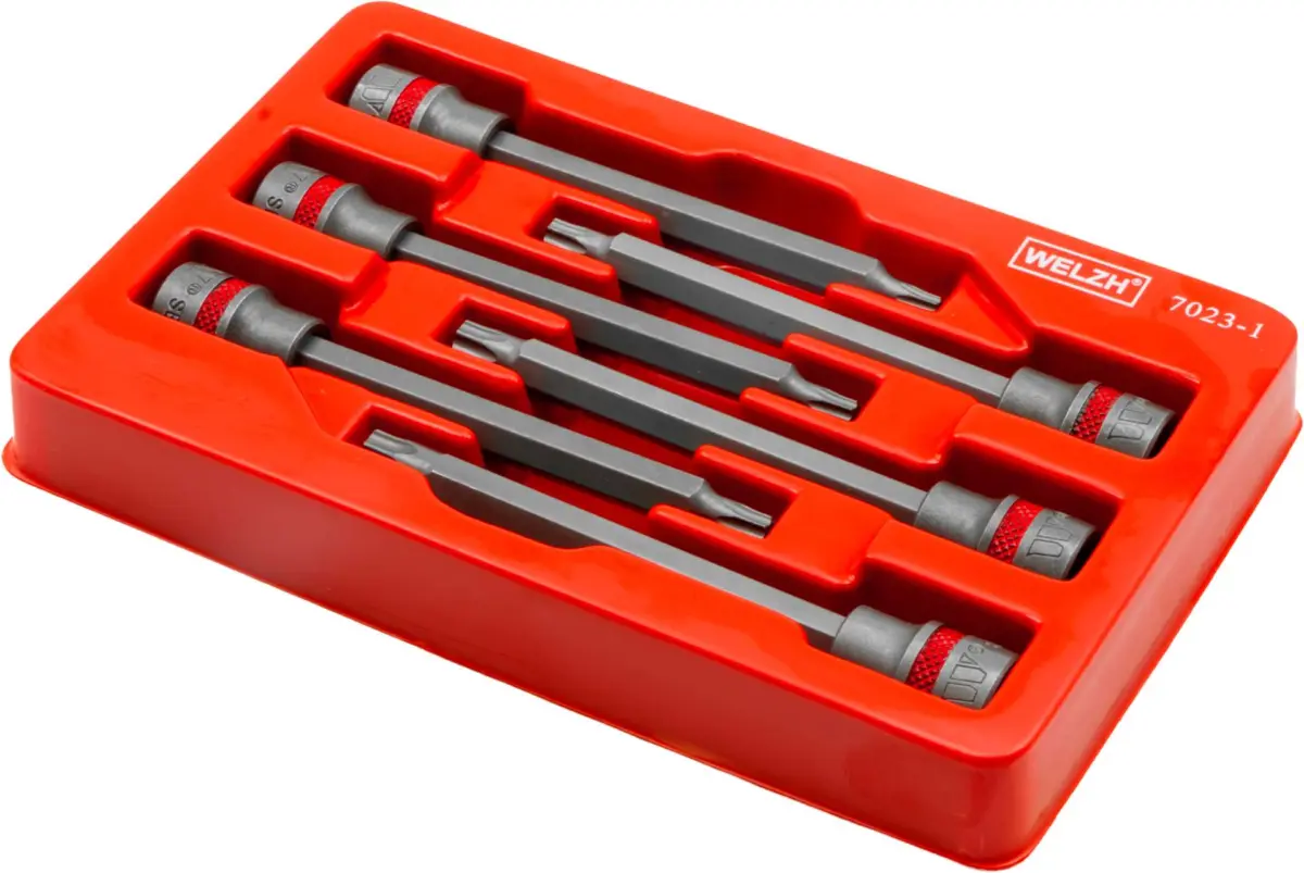 Bit Socket Set; 3/8dr Extra Long Torx Set 110mm T20-T45