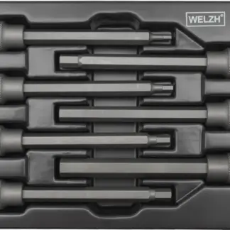 Bit Socket Set; 3/8dr Extra Long Hexagon Key Set 110mm H3-H10